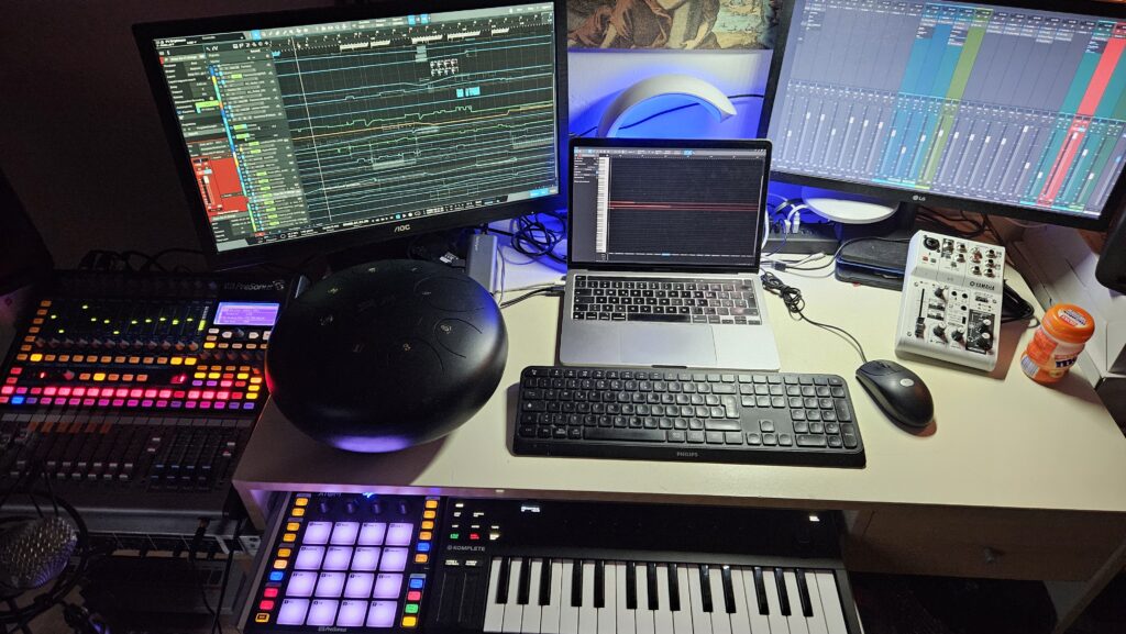 Visioni metafisiche - Studio setup