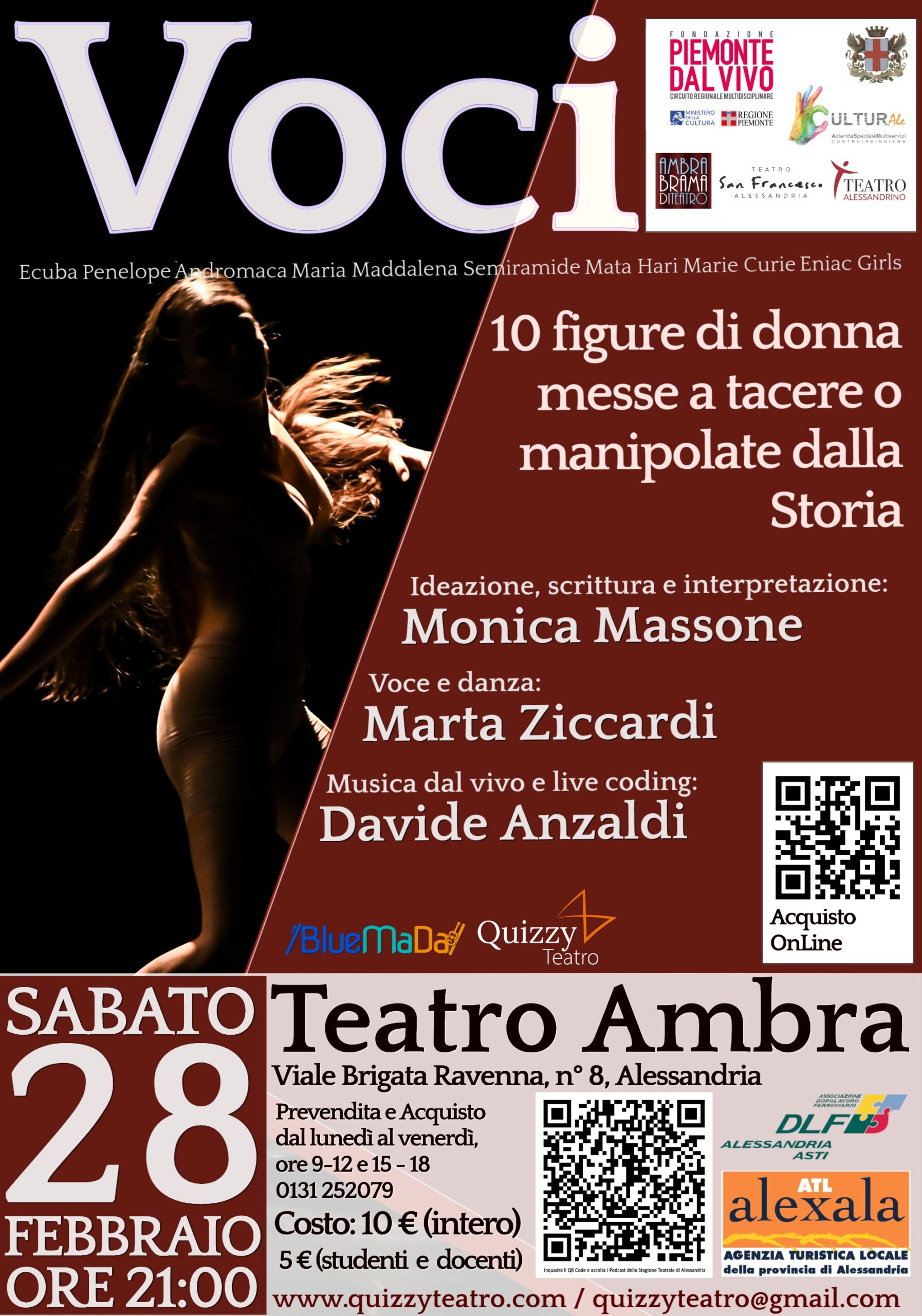 VOCI - Piemonte dal Vivo - Teatro Ambra Alessandria