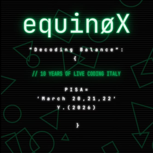 EquinoX-TopLap-Unconference-Pisa-2026