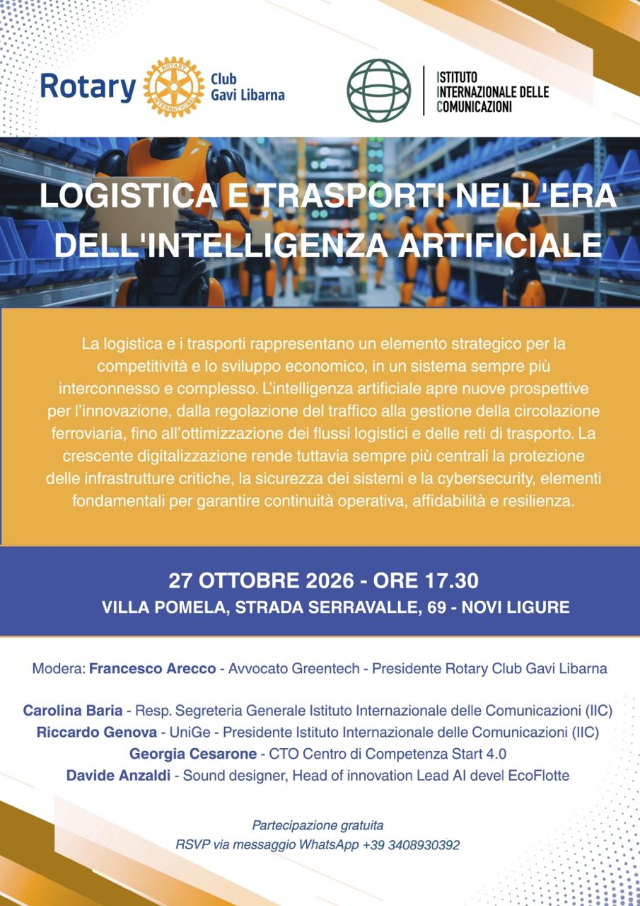 Sonorizzazione talk AI Logistics